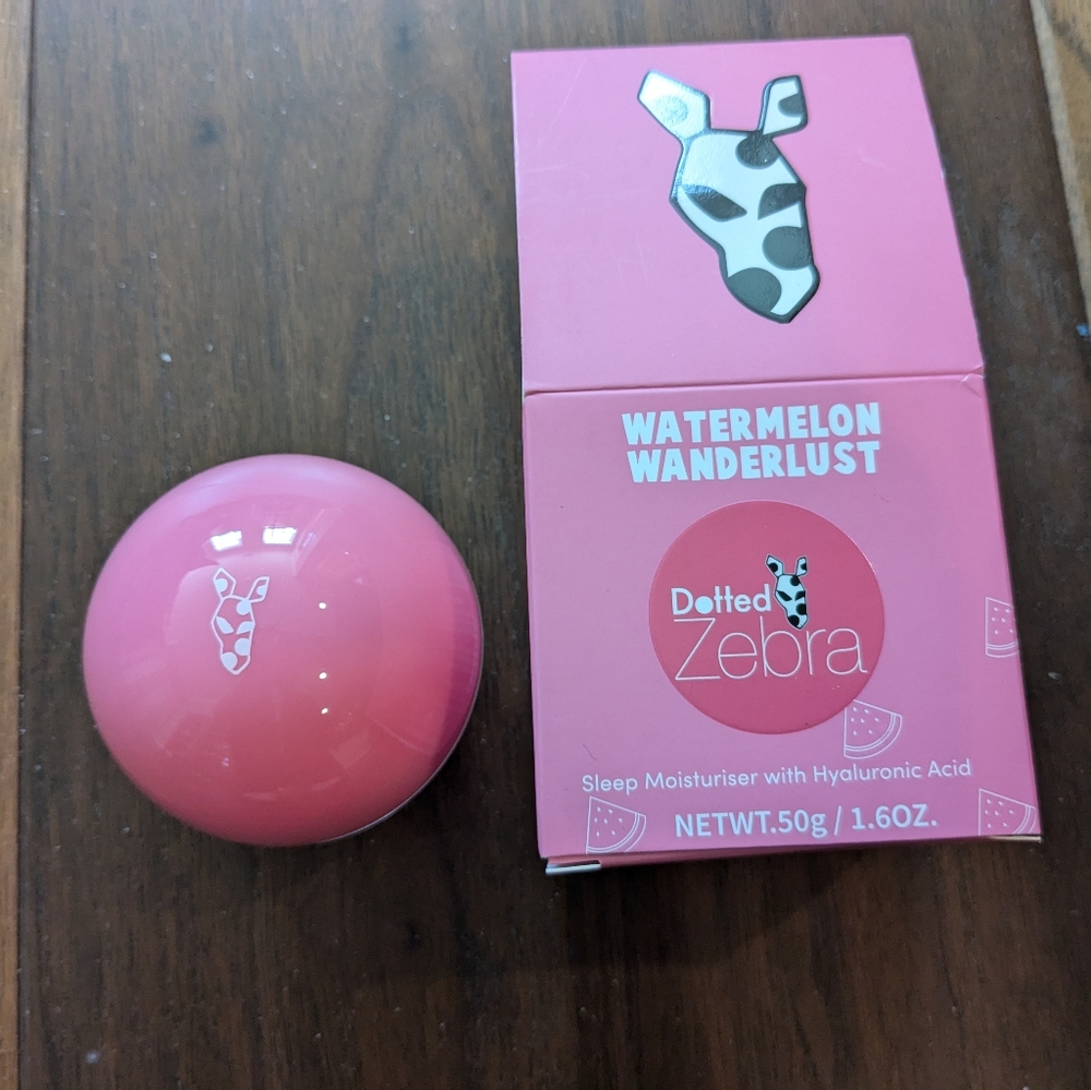 Dotted Zebra Watermelon Moisturizer with Hyaluronic Acid 1.6 oz NIB